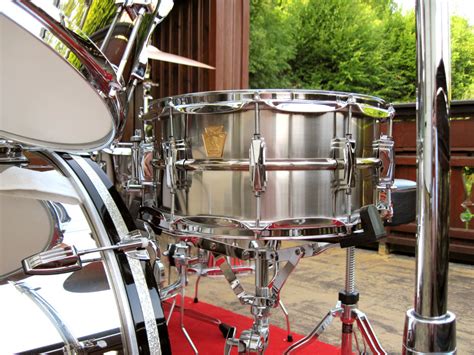 Ludwig Stainless Steel Drum Set Bonham Anniversary Memorial Kit