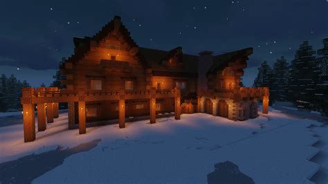 Cabin Designs For Minecraft