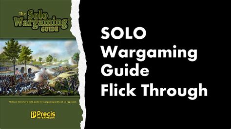 Solo Wargaming Guide Flick Through Youtube