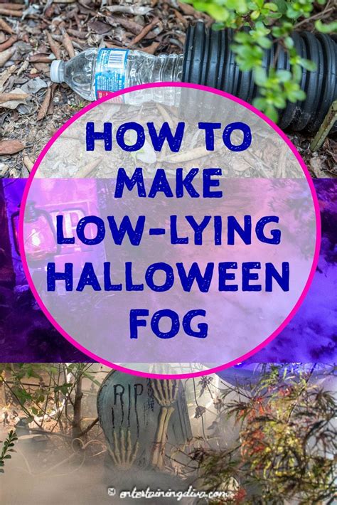 The Words How To Make Low Lying Halloween Fog In Front Of A Purple