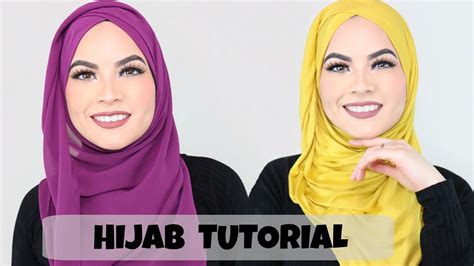 hijab tutorial everyday simple style youtube