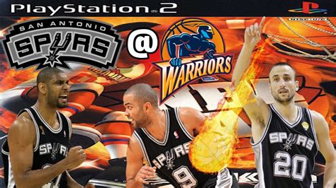 Nba Jam Ps2 Gameplay Jam Tournament Spurs Warriors Youtube