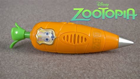 Disney Zootopia Carrot Recorder Pen From The Disney Store Youtube