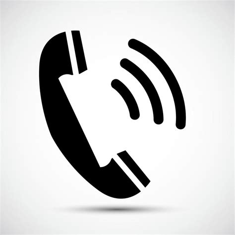 Phone Icon Symbol Sign Isolate On White Backgroundvector Illustration