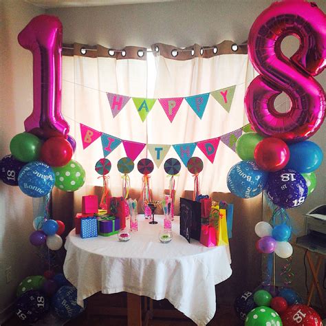 Simple 18th Birthday Party Ideas At Home Bitrhday Gallery