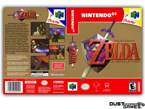 The Legend Of Zelda Ocarina Of Time N64 Nintendo 64 Game Case Box