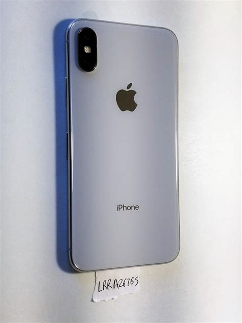Apple Iphone X Unlocked Silver 64gb A1901 Gsm Lrra26756 Swappa