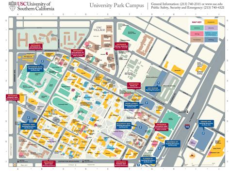 Usc Campus Map Mccarthy Quad