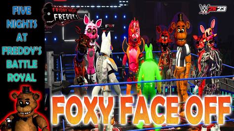 Foxy Face Off Which Foxy Will Be The Best 8 Foxys 1 Winner Five