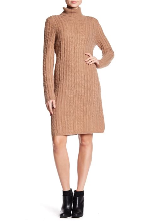 Cable Knit Cashmere Sweater Dress By Sofia Cashmere On Nordstromrack