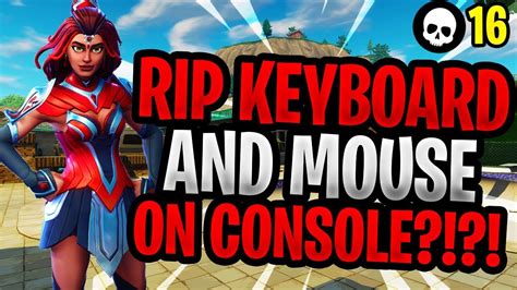 One of his friends came round today and changed all the keyboard controls and he now says he can't play because it's all different. RIP Keyboard And Mouse On Console Fortnite?!?! (Xbox/PS4 ...