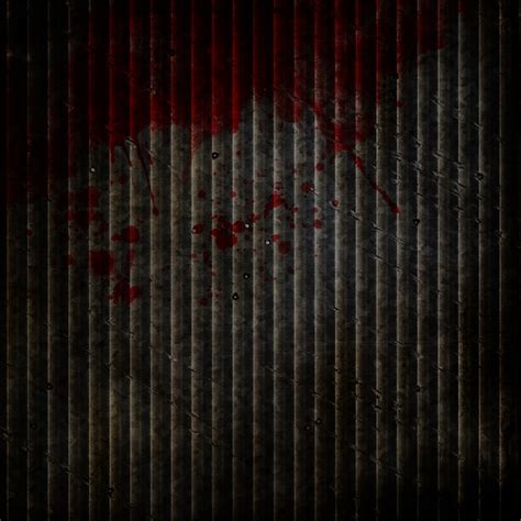 Grunge Metal Background With Bloody Splatters Photo Free Download