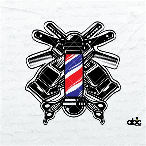 Barber Barbershop Logo Barber Shop Svg File Barber Shirt Etsy España
