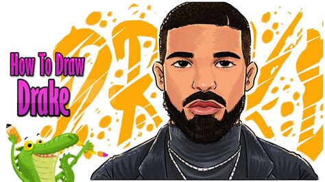 How To Draw Drake Step By Step Youtube