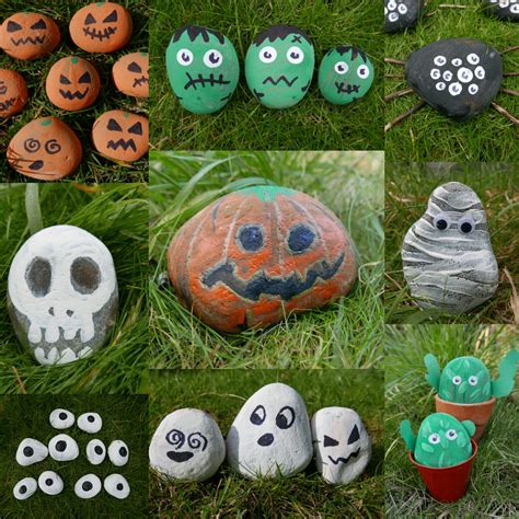 Halloween Rock Painting Ideas Childsplayabc ~ Nature Is Our Playground