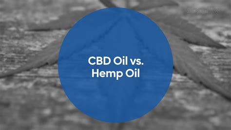 Cbd Oil Vs Hemp Oil Whats The Difference Goodrx