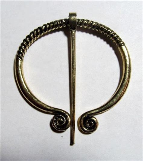 Celtic Knot Cloak Pin 2 14 Penannular Brooch Antique Etsy