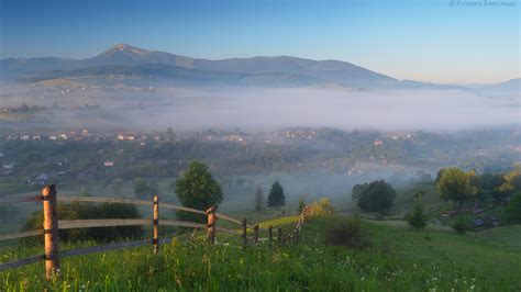 Misty Rural Landscapes Of The Carpathians · Ukraine Travel