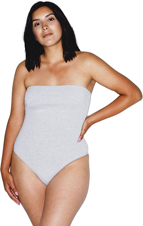 American Apparel Womens Strapless Bodysuit Ebay