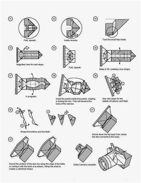 Origami Camera Instructions Easy Crafts Ideas To Make