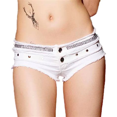 Buy Sexy Vintage Mini Short Jeans Booty Short Women Denim Shorts Women Metal