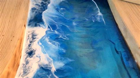 Epoxy Resin Art Ocean Waves Tutorial - YouTube