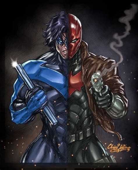 Nightwingred Hood Nightwing Batman Comic Wallpaper Dc Comics Artwork