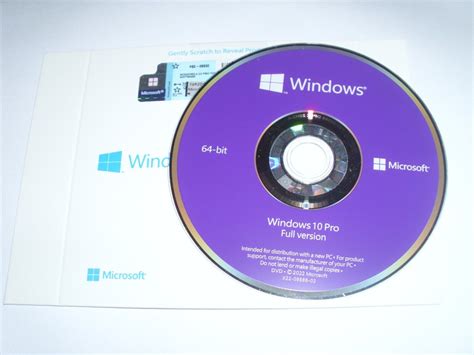 Microsoft Windows 10 Pro Dvd 64 Bit English With Product Key New