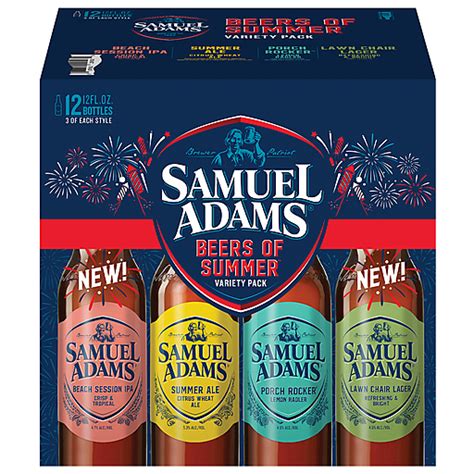 Samuel Adams Beer Winter Favorites Bottles 12 Ct Seasonal And Craft