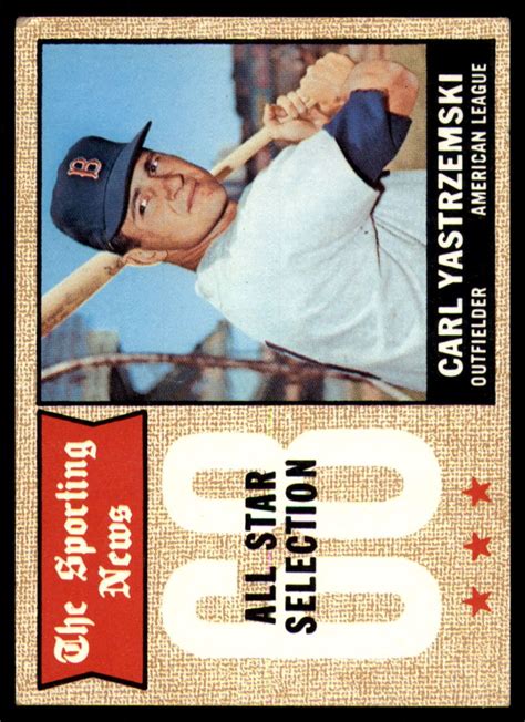 1968 Topps 369 Carl Yastrzemski Excellent Red Sox As Ebay