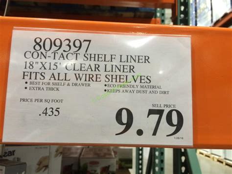 Making things pretty drawer shelf liners lining kitchen. Con-Tact Premium Shelf Liner, 18" X 15', Clear - CostcoChaser