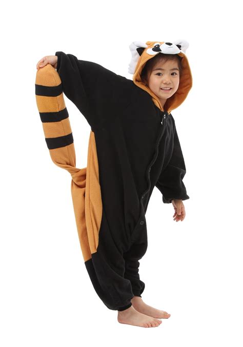 Red Panda Kigurumi Costume For Kids
