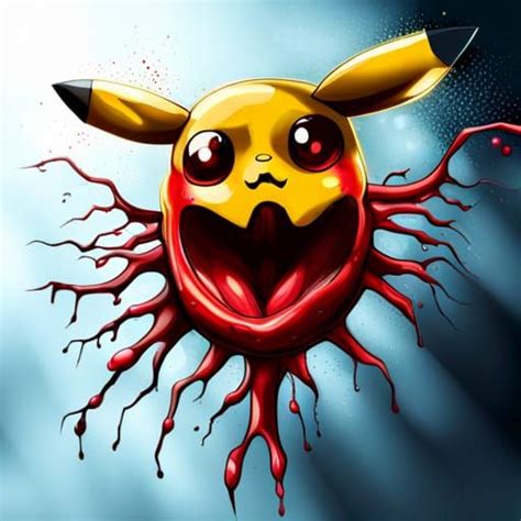 Demonic Pikachu Ai Generated Artwork Nightcafe Creator
