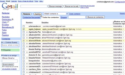 Limpiar La Lista De Contactos De Gmail Para Evitar Errores Con El Autocompletar Blogoff