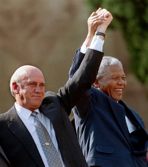 Approximately 250 fw de klerk photos available for licensing. JFJFP