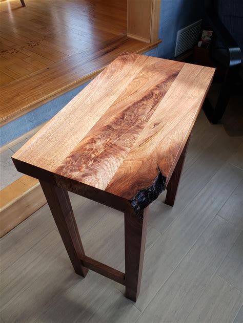 Hand Crafted Custom Walnut End Table by Custom Woodgrains ...