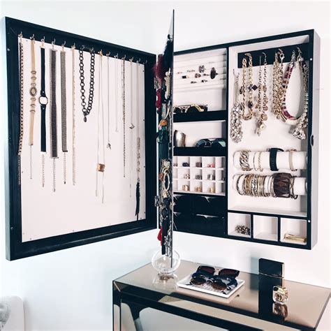 wall mounted jewelry organizer a comprehensive guide wall mount ideas