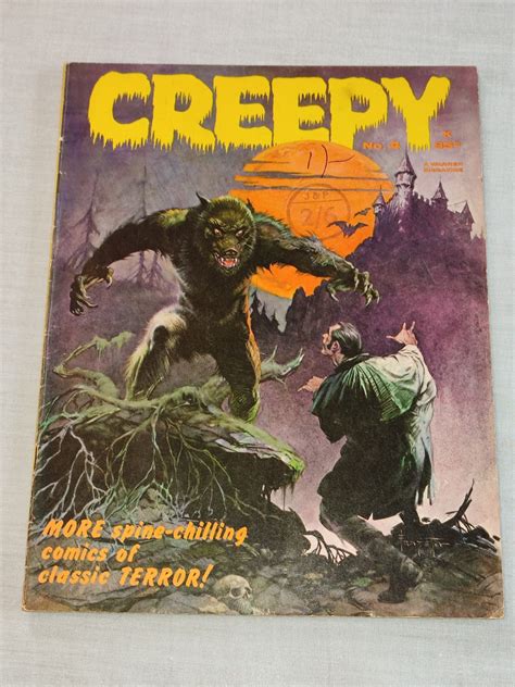 Creepy 4 Warren Publications 1965 Frank Frazetta Cvr Us Horror