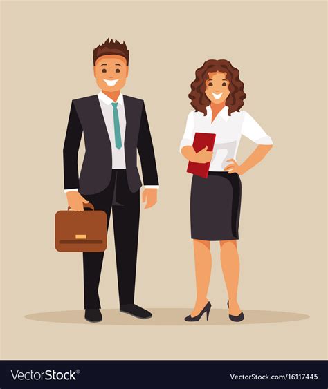 Business Men And Women Royalty Free Vector Image