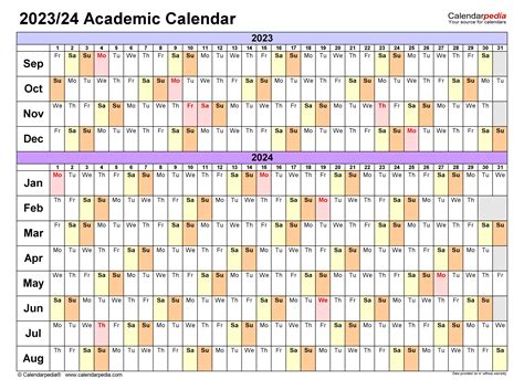 2023 2024 Academic Calendar Linear 