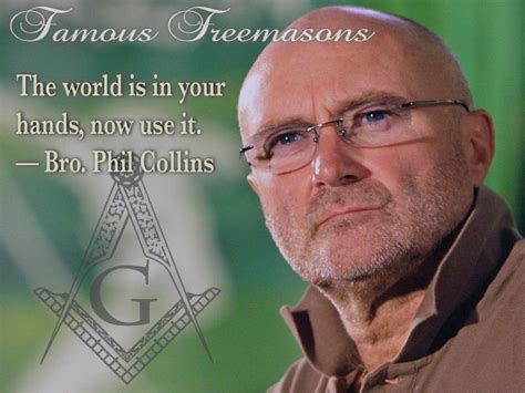 brother phil collins so so mote it be whoo whoo famous freemasons freemason phil collins