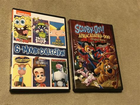 Nickelodeon 6 Movie Collection 6 Disc Dvd Set And Scooby Doo Abracadabra