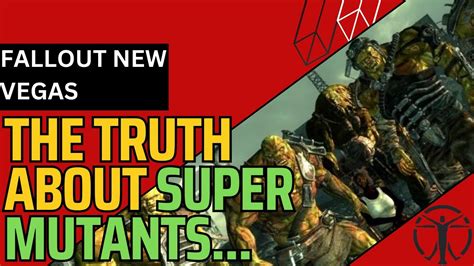 new information about super mutants has been released fallout lore dump youtube