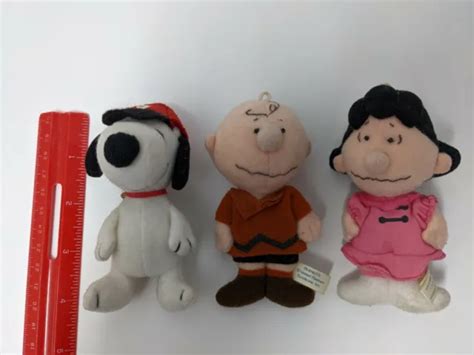 peanuts japan nakajima vtg mini plush doll set lot charlie brown lucy snoopy 43 99 picclick