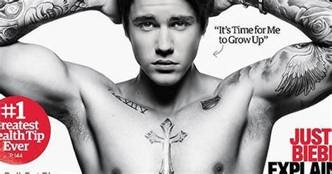 Justin Bieber Gets Shirtless For Mens Health Cover Photo Talks