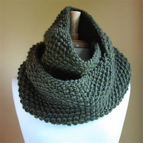 Chunky Infinity Scarf Moss Green By Kmhutton On Etsy Chunky Infinity