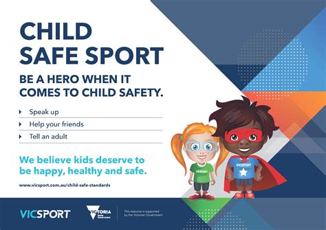 New Child Safe Posters For Your Organisation — Vicsport