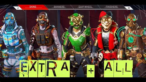 Apex Legends Octane All Cosmetic Skins Banners Poses Quips Mobile Legends