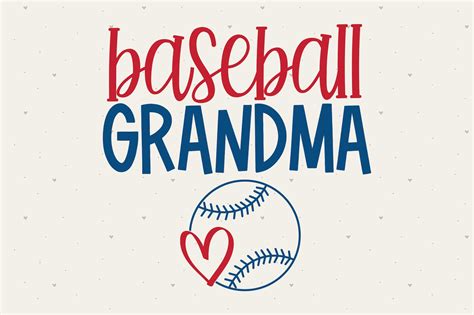Baseball Grandma Svg Momlife Svg Baseball Grandma Svg Etsy