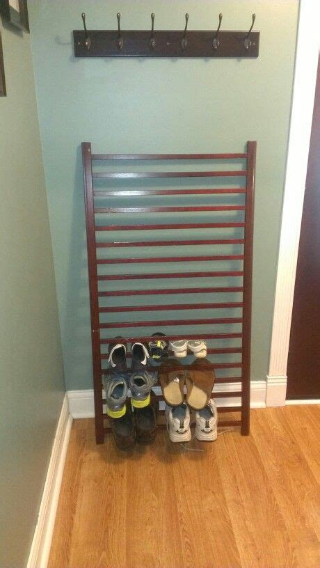 All products from bed rails crib category are shipped worldwide with no additional fees. Repurposed crib railing as entry way shoe holder | Shelves ...